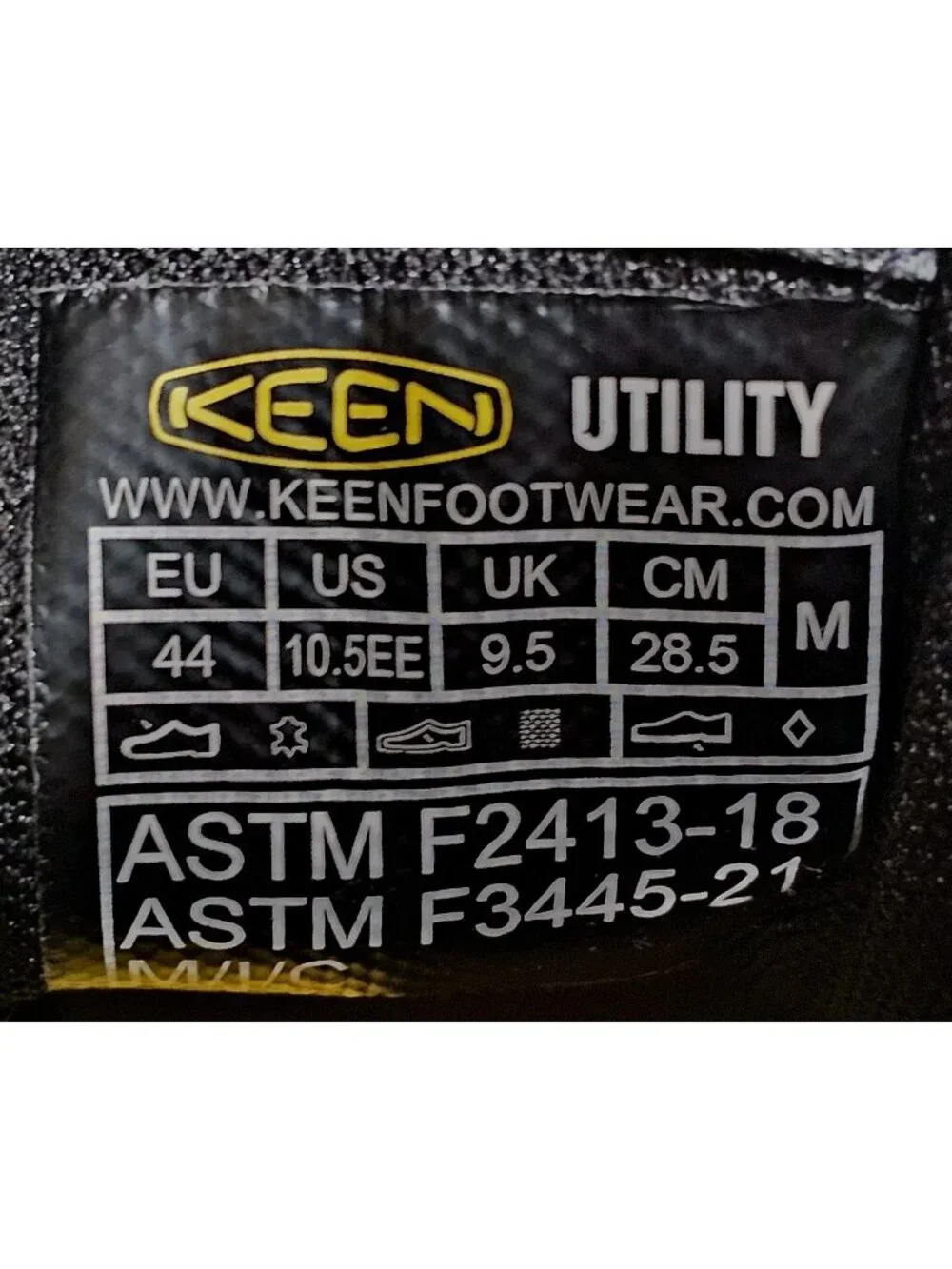 Keen Utility Overton Mid Work Shoes Carbon Toe Sneaker Style - Men's Size 10.5